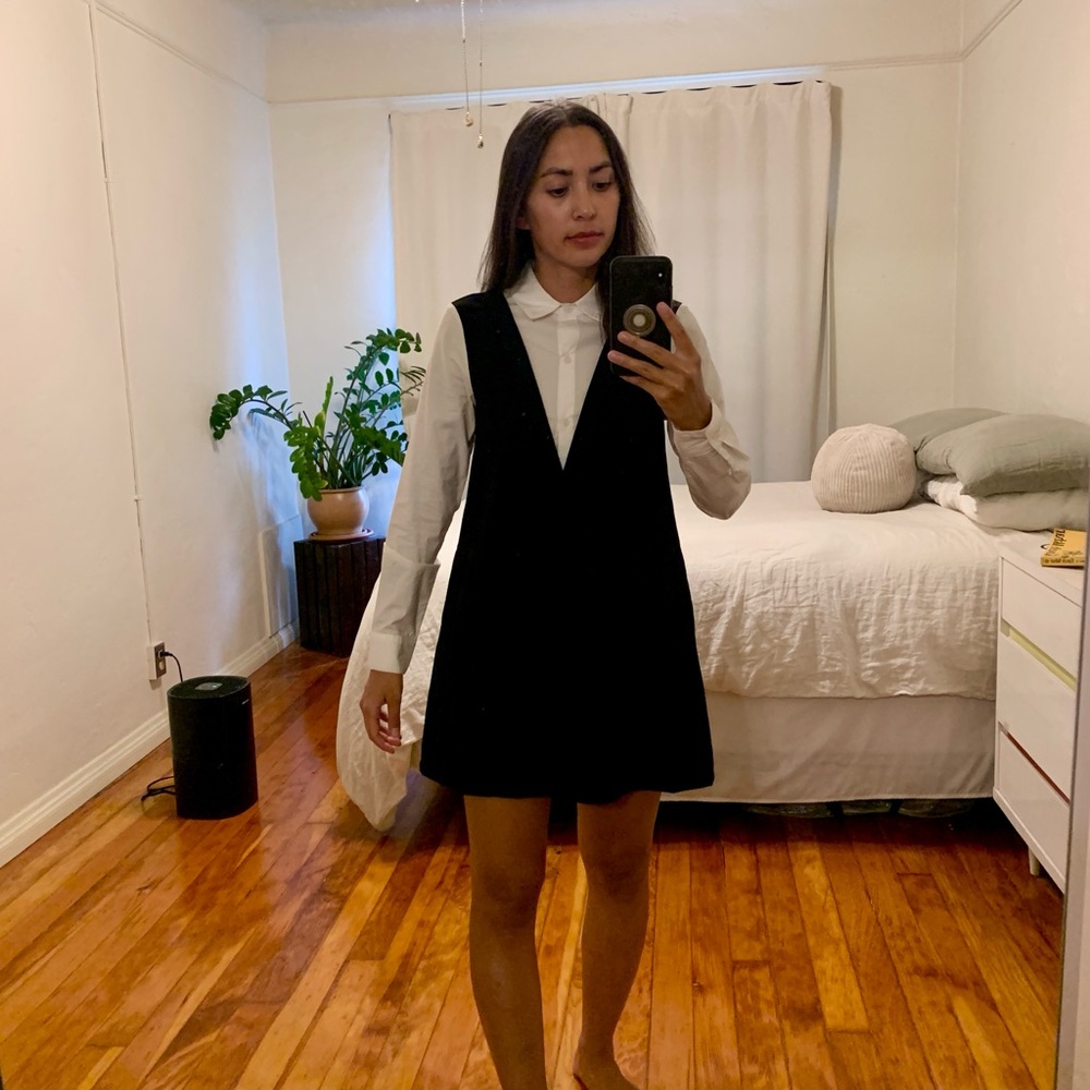 Black & White Collared Dress